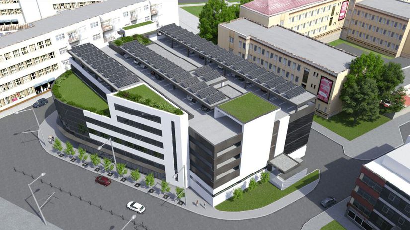 Nový parkovací dom v Banskej Bystrici -...