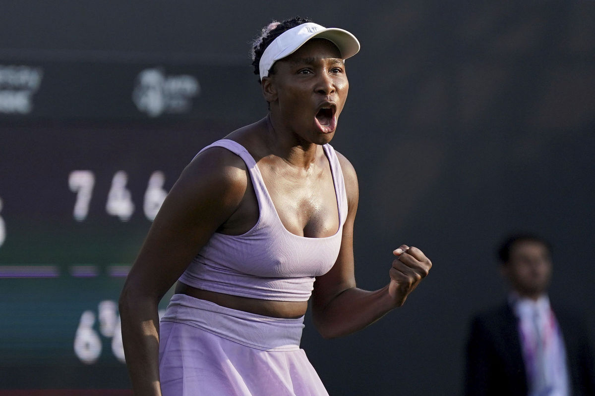 Venus Williamsová na turnaji v Birminghame.