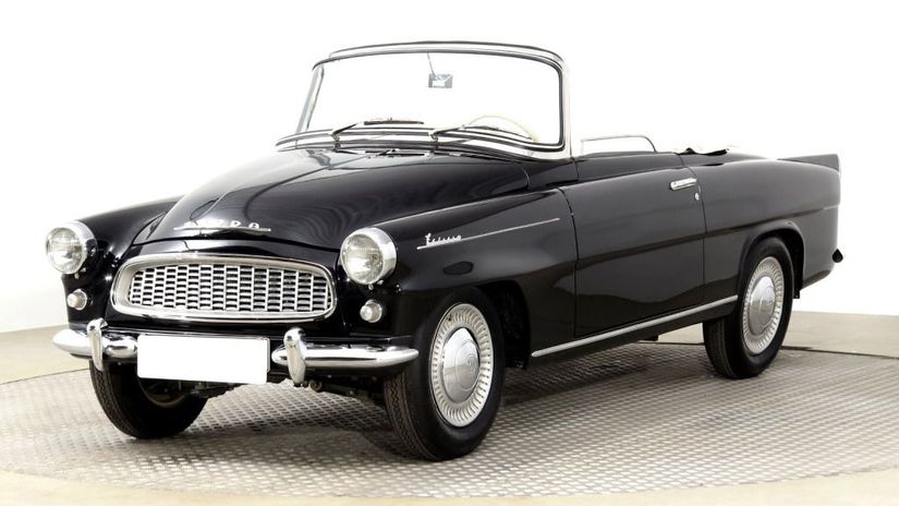 Čierna Škoda Felicia bola vyrobená v roku 1961....