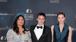 Princezná Charlene sa na vyhlásení televíznych...