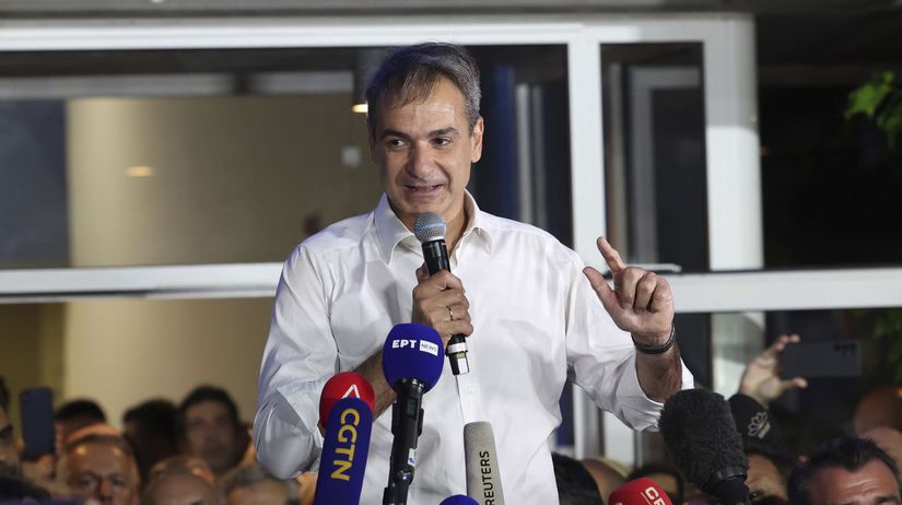 Líder gréckych konzervatívcov Kyriakos...