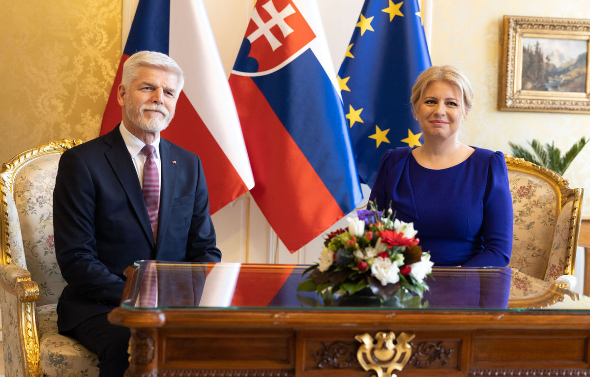 Slovenská prezidentka Zuzana Čaputová s českou...