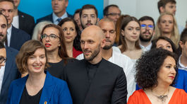 Michal Šimečka, Progresívne Slovensko, kandidátka, predstavenie, Michal Truban, Lucia Plaváková, Štefan Kiss, Ivan Štefunko, Zora Jaurová, Oskar Dvořák, Simona Petrík