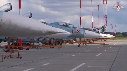 'Strieľali a zosmiešňovali nepriateľské lietadlá'. Takto popísali Rusi cvičenie svojich Su-27 nad Baltským morom