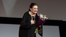 Herečka Eva Holubová sa klania divákom Art Film...