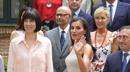Diana Morant (vľavo) a španielska kráľovná Letizia 