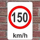 Dopravná značka - 150 km/h