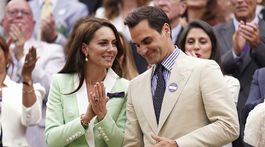 Roger Federer a princezná Kate 