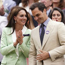 Roger Federer a princezná Kate 