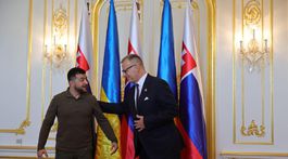 Bratislavský hrad, Boris Kollár, Volodymyr Zelenskyj, dostál, kozelová, Pčolinský, valášek