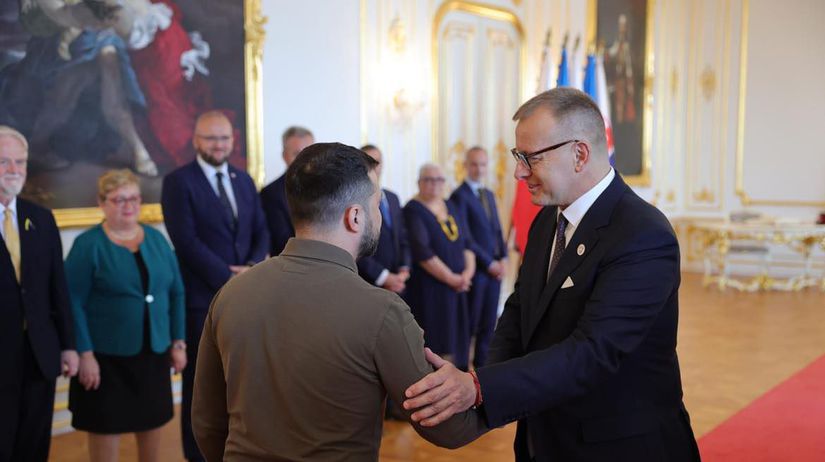 Ukrajinský prezident Volodymyr Zelenskyj sa...