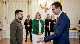 Ukrajinský prezident Volodymyr Zelenskyj sa...