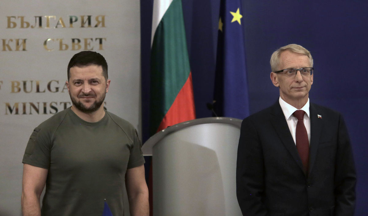 Ukrajinský prezident Volodymyr Zelenskyj...