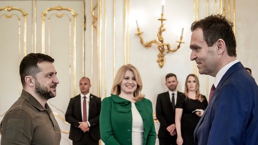 Ukrajinský prezident Volodymyr Zelenskyj sa...