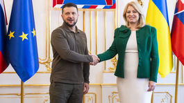 Zuzana Čaputová a Volodymyr Zelenskyj