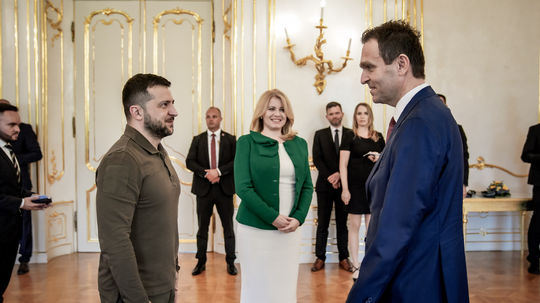 Ukrajinský prezident Volodymyr Zelenskyj sa...