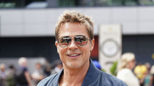 Herec Brad Pitt pri prípravách svojho nového...