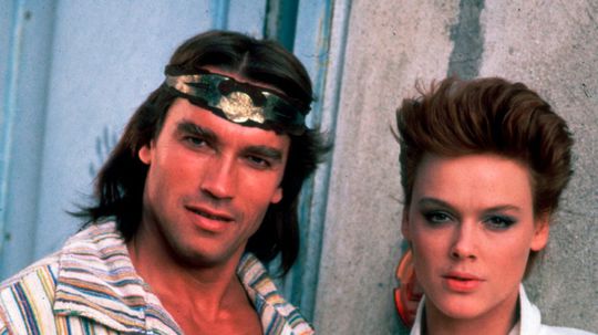 Herečka Brigitte Nielsen a herec Arnold...