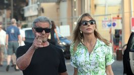 Sylvester Stallone a jeho manželka Jennifer Flavin