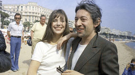 Jane Birkin a jej partner Serge Gainsbourg 