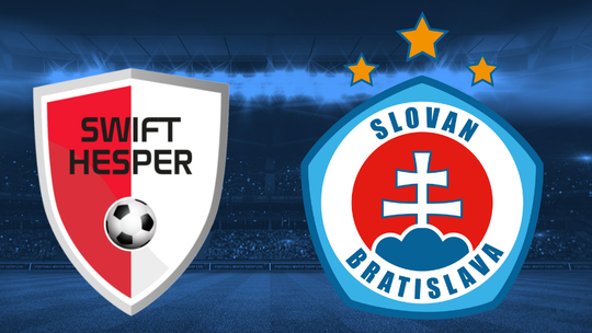 Zápas Ligy majstrov Swift Hesper - Slovan Bratislava sme sledovali ONLINE