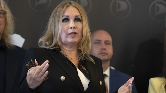 U šéfky Pirátov zasahovala polícia, Šubovú odviedli. Demokrati hovoria o pomste a Zdechovský je v šoku