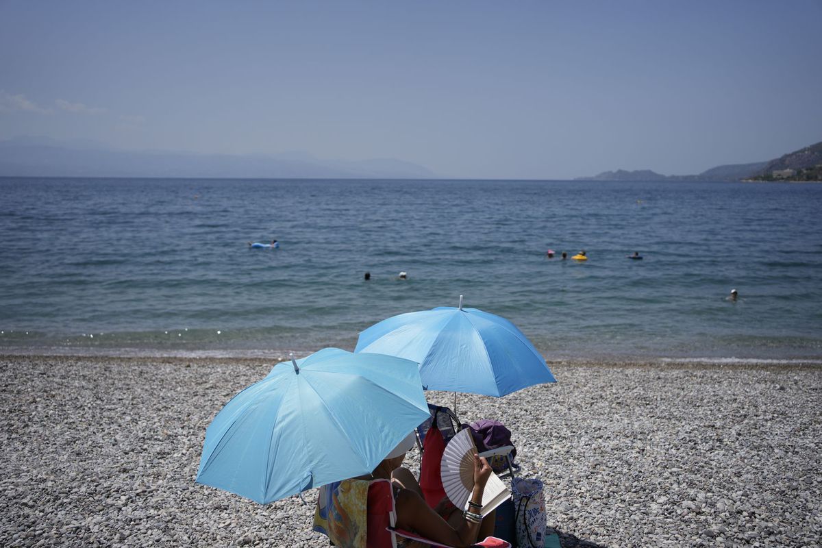 Grécko počasie horúčavy Loutraki