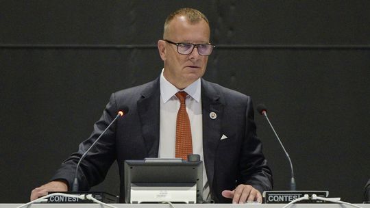 Predseda NR SR Boris Kollár (Sme rodina) počas...