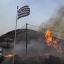 Grécko, Rodos, požiare lesné