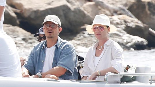 Katy Perry a Orlando Bloom  v Saint-Tropez.