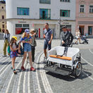 bicyklová rikša, Trnava, prehliadky, sprievodca, turisti, turiizmus