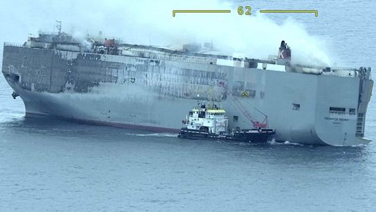 Fremantle Highway - požiar 2023