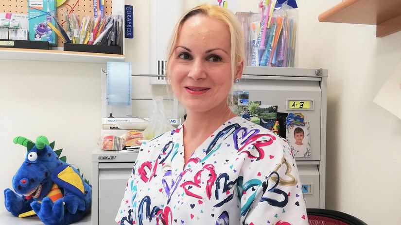 Stomatologička Soňa Kocúrová vo svojej...