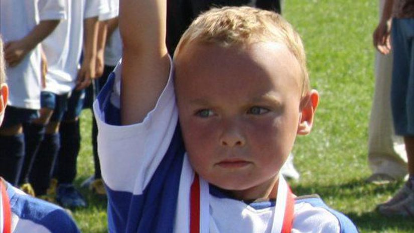 Šesťročný Nino Marcelli na turnaji...