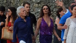 Michael Douglas a jeho manželka Catherine Zeta-Jones