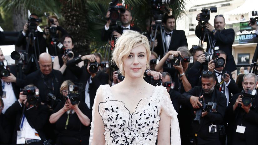 Režisérka, scenáristka a herečka Greta Gerwig...