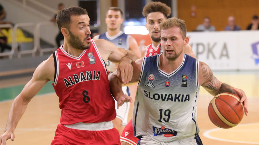 SR Basketbal muži ME kvalifikácia Albánsko NRX