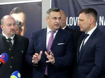 SNS, kandidátka, Andrej Danko, Tomáš Taraba, Michal Radačovský, Rudolf Huliak