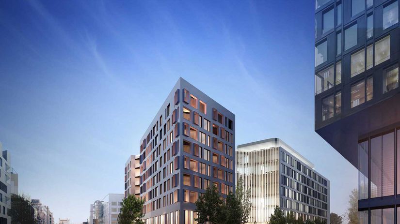 Vizualizácia projektu Ganz House v Eurovea City...