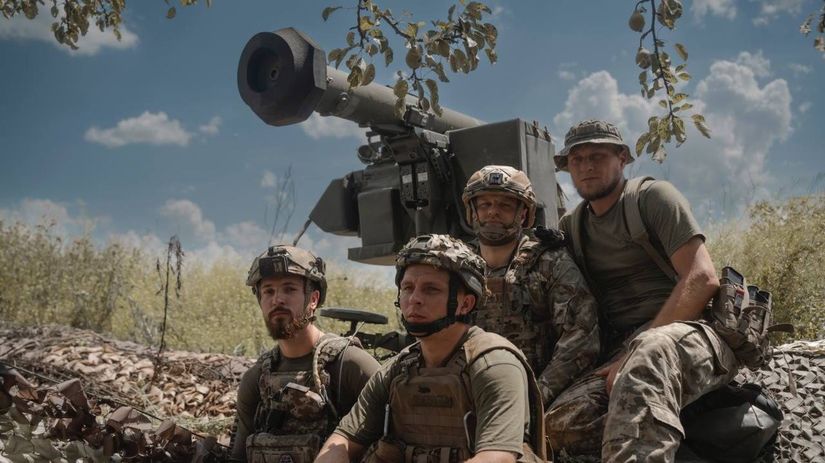 Vojaci ukrajinskej 47. samostatnej...