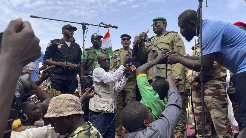 Niger prevrat chunta situácia protesty