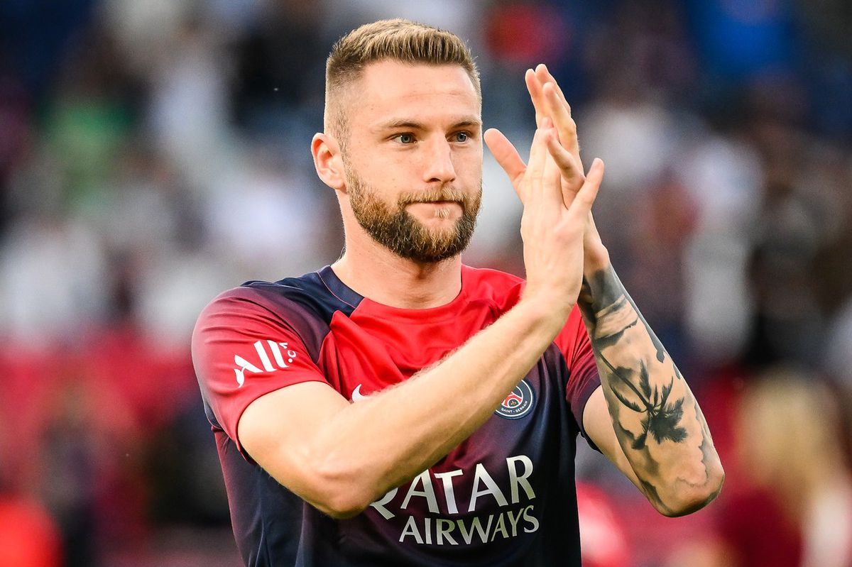 Milan Škriniar v drese PSG.