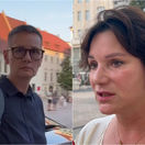 Sudkyne Pamela Záleská a Ayše Pružinec Eren po pojednávaní Súdnej rady SR v utorok 16. augusta.