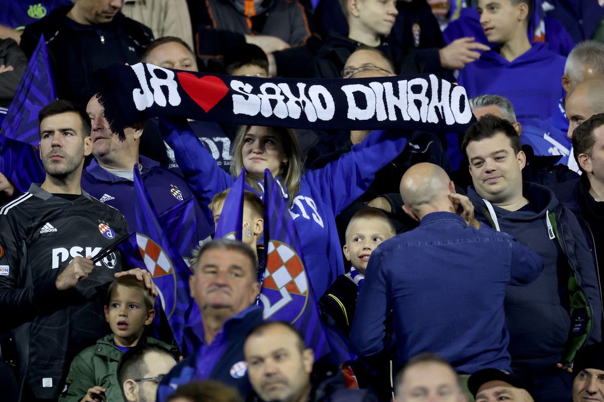Fanúšikovia Dynama Záhreb.