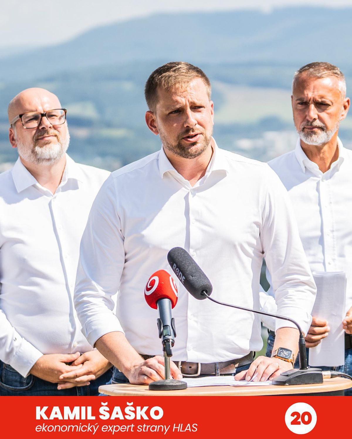 Kamil Šaško z Hlasu.