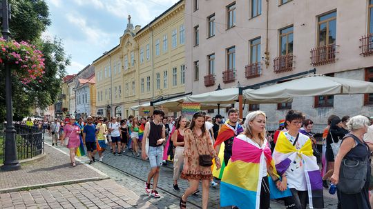     La marche arc-en-ciel a traversé Košice samedi...