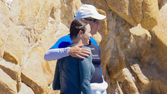 La princesse Charlène de Monaco et son époux le prince...