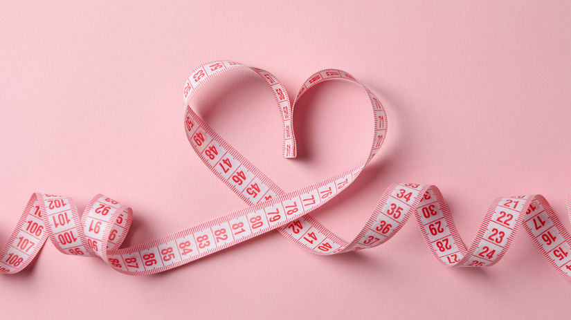 krajčírsky meter, srdce, obvod pása, obezita, BMI