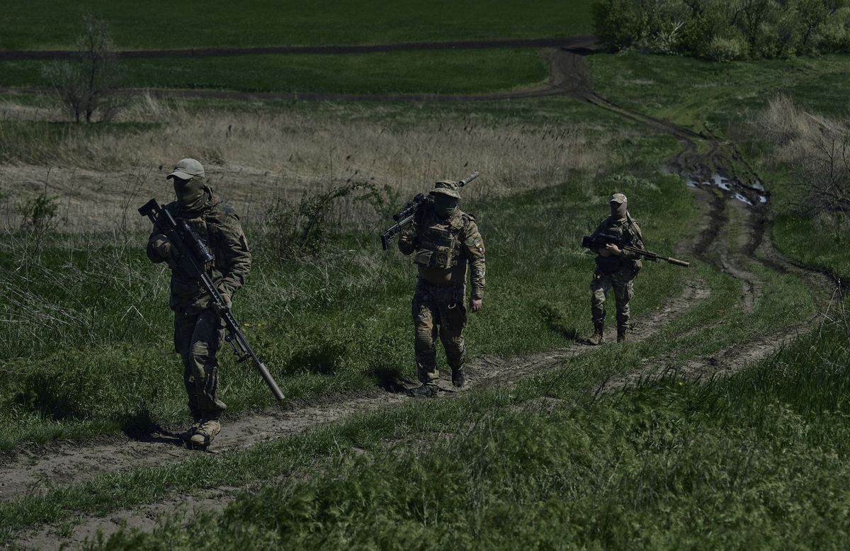 Ukrajinskí ostreľovači / Bachmut /