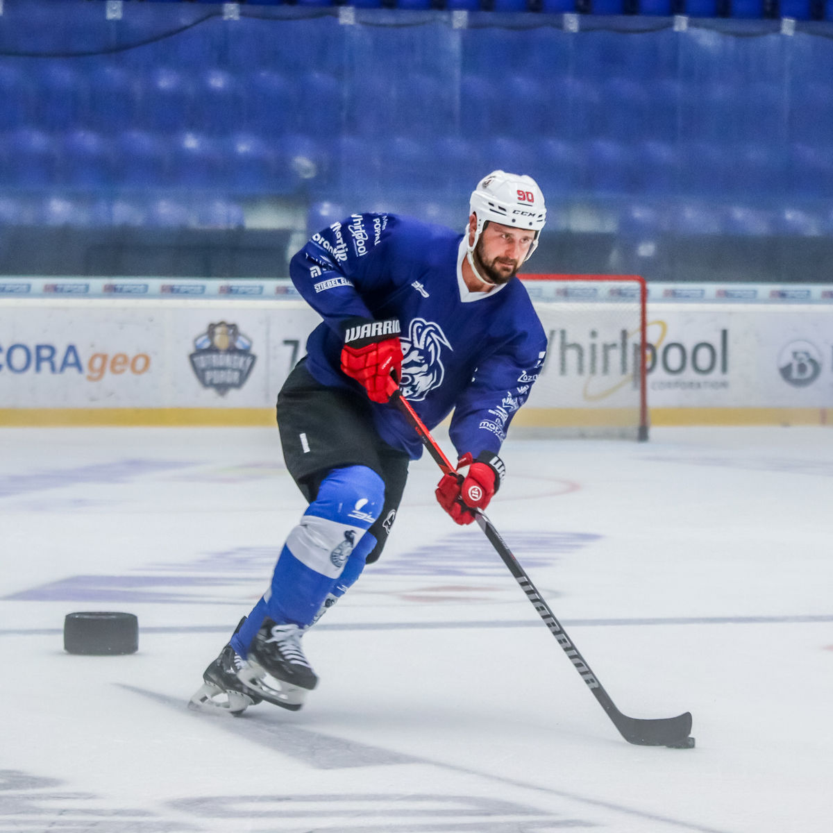 Tomáš Tatar na tréningu HK Poprad.